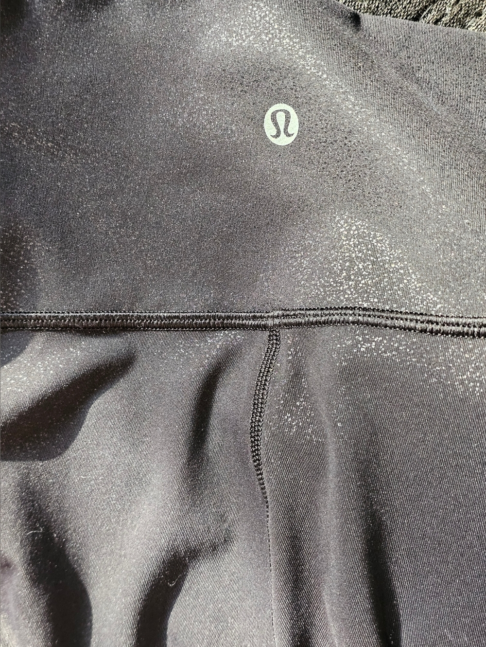 Lululemon Wonder Under High-Rise Tight 28” Foil Black – Size 6 - Picture 9 of 10